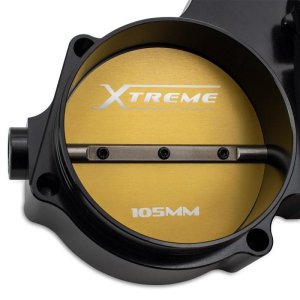 Dodge Hellcat Throttle Body - BLOX Racing - 105mm Electronic Billet - Black - `15-`27